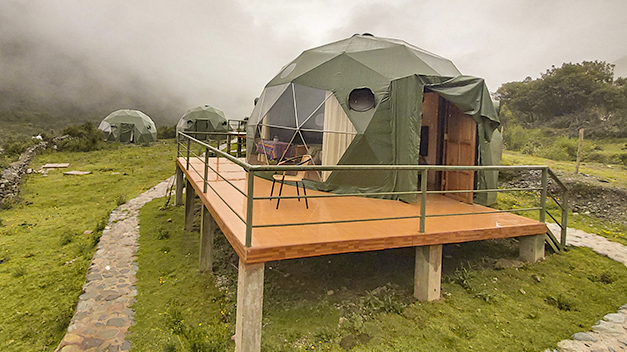 Glamping Domo Geodesico